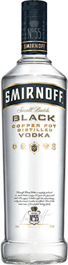 SMIRNOFF BLACK VODKA 70CL